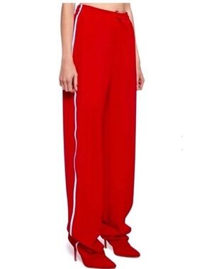 Brand New!! Red Pointed-Toe Heeled Pant Boots - Women's Fashion